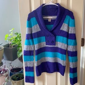 Arizona Jean Company Striped Sweater - Size Medium